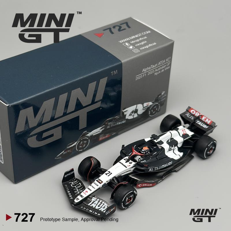 MINIGT 1:64 AlphaTauri AT04 #21 Nyck de Vries #22 Yuki Tsunoda 2023 F1 2023 Australian Grand Prix Alloy Car Model 726 727
MINIGT 1:64 AlphaTauri AT04 #21 Nyck de Vries #22 Yuki Tsunoda 2023 F1 2023 Australian Grand Prix Alloy Car Model 726 727