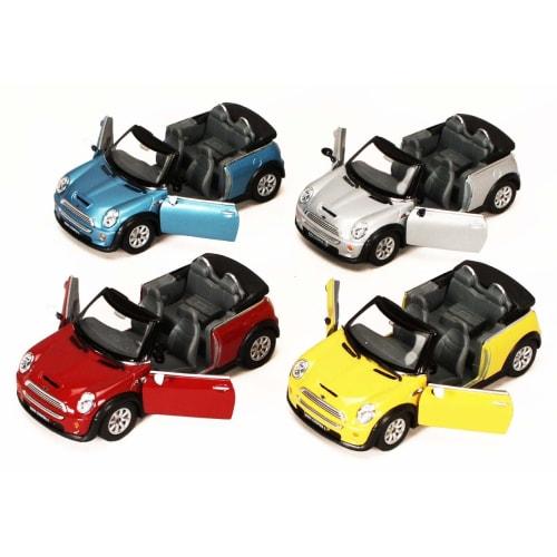 KiNSMART Mini Cooper S Convertible, 5089D - 1/28 Scale Diecast Model Toy Car Set of 4
KiNSMART Mini Cooper S Convertible, 5089D - 1/28 Scale Diecast Model Toy Car Set of 4