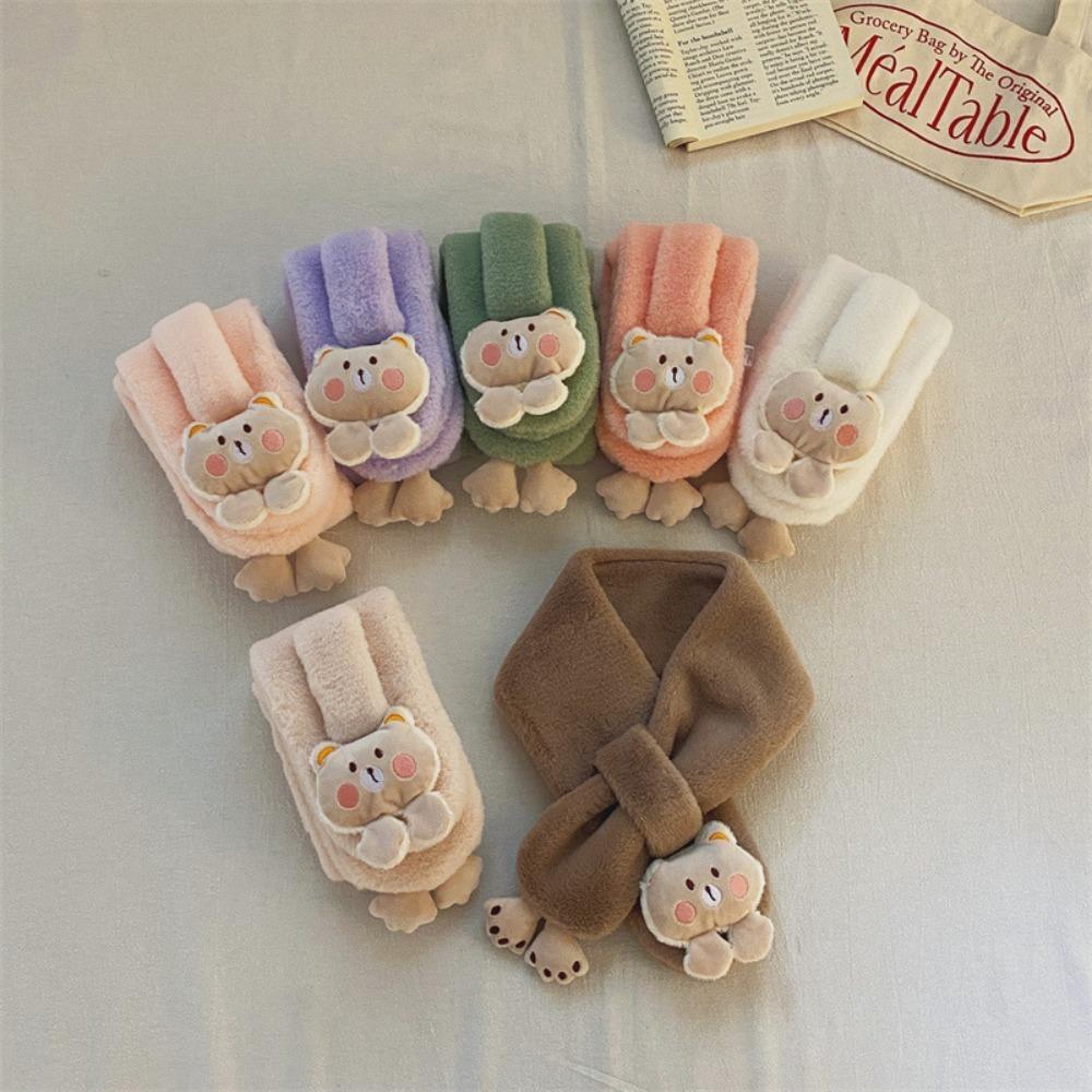 Breathable Cartoon Bear Baby Kids Scarf Windproof Winter Warm Flannel Fleece Cross Neck
Breathable Cartoon Bear Baby Kids Scarf Windproof Winter Warm Flannel Fleece Cross Neck