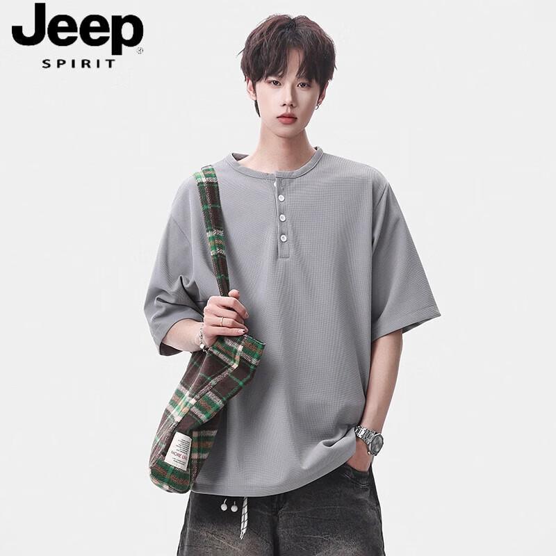 JEEP SPIRIT Men s Henley Collar Half-Sleeve T-Shirt 4XL195/108A
JEEP SPIRIT Men s Henley Collar Half-Sleeve T-Shirt 4XL195/108A
