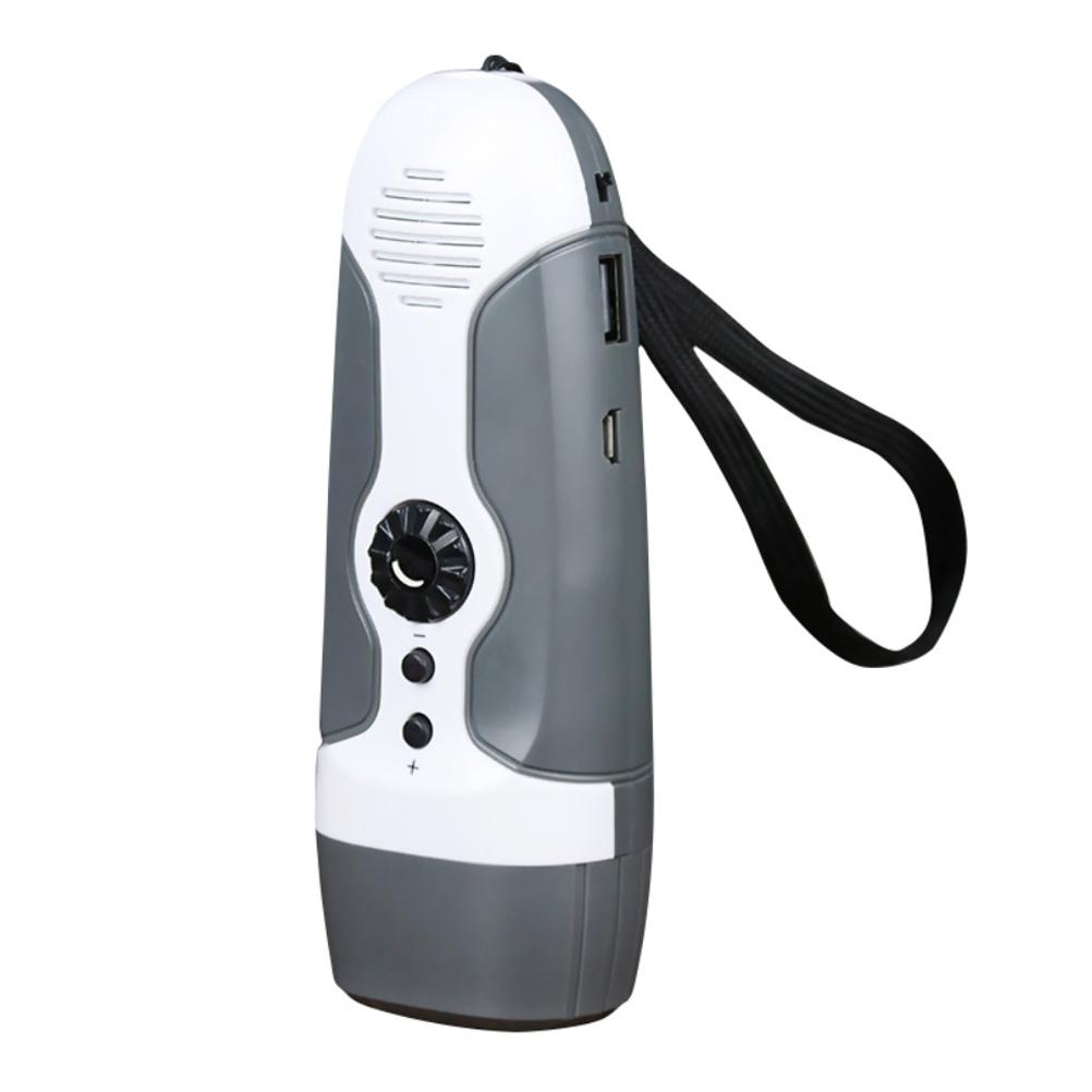 Hand Crank Charging Flashlight with 3 LED Light FM Radio Alarm for Travel Camping Mining Disaster
Hand Crank Charging Flashlight with 3 LED Light FM Radio Alarm for Travel Camping Mining Disaster