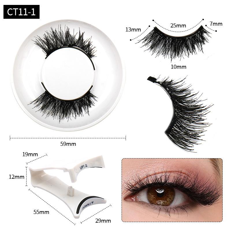 Magnetic False Eyelashes with Clip Magnetic Eyelash Set Dense Style False Eyelashes No Glue Magnetic Black Stem Eyelashes CT11-1
Magnetic False Eyelashes with Clip Magnetic Eyelash Set Dense Style False Eyelashes No Glue Magnetic Black Stem Eyelashes CT11-1
