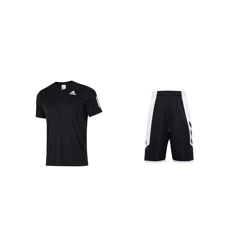 Adidas однотонный фирменный логотип с круглым вырезом, короткий рукав, удобные шорты со средней талией и завязками, повседневный спортивный костюм HP1998+DX6386 XXL
Adidas однотонный фирменный логотип с круглым вырезом, короткий рукав, удобные шорты со средней талией и завязками, повседневный спортивный костюм HP1998+DX6386 XXL