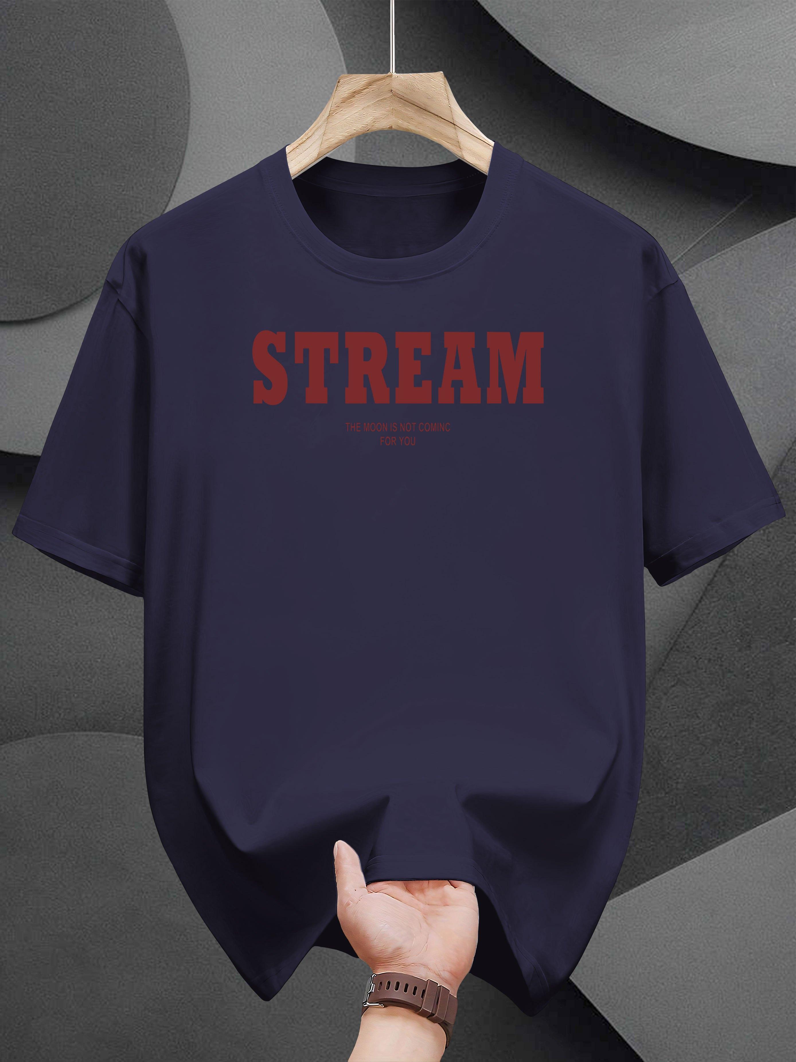 Casual Cotton T-shirt with Stream Print - Short Sleeve XXXXL
Casual Cotton T-shirt with Stream Print - Short Sleeve XXXXL
