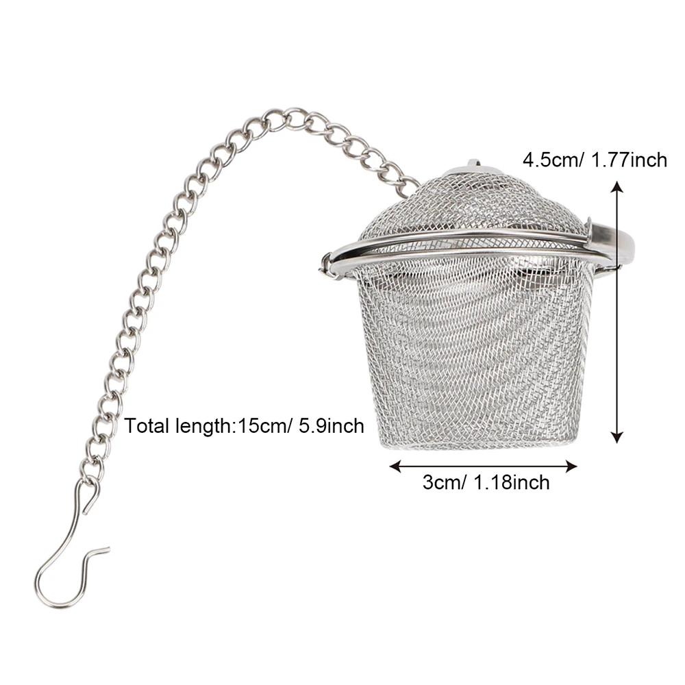 Stainless Steel Mesh Herbal Ball Reusable Tea Spice Strainer Teakettle Locking Tea Filter Seasoning Ball
Stainless Steel Mesh Herbal Ball Reusable Tea Spice Strainer Teakettle Locking Tea Filter Seasoning Ball