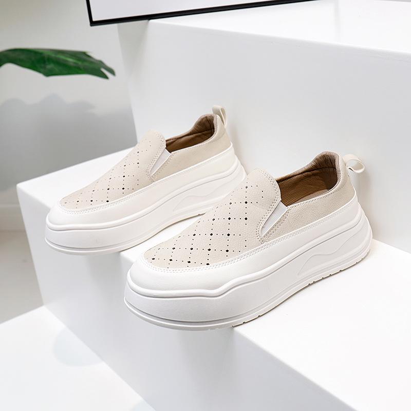 Летние новинки, дышащие белые туфли, женские повседневные туфли на низкой подошве, женские туфли на платформе 40 бежевый
Летние новинки, дышащие белые туфли, женские повседневные туфли на низкой подошве, женские туфли на платформе 40 бежевый