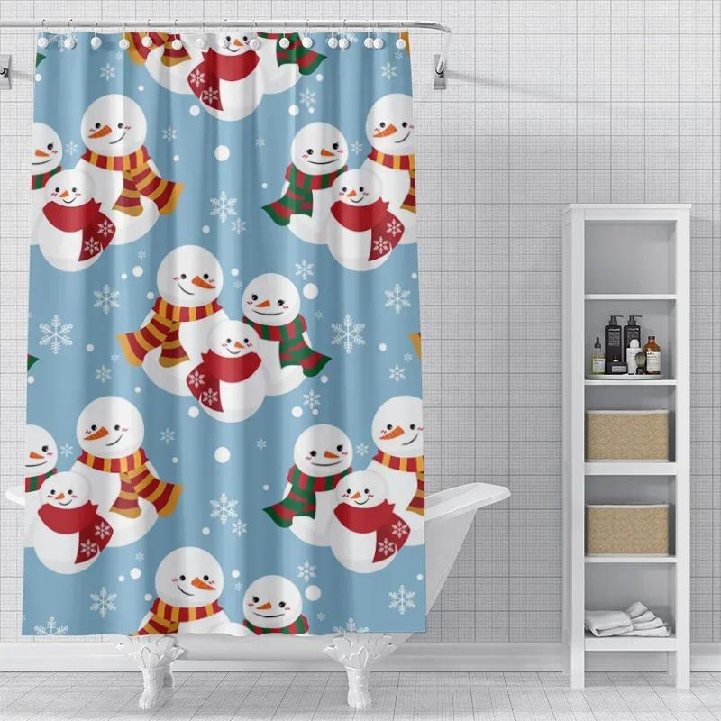 Home Decoration Shower Curtains For Bathroom Waterproof Curtain Fabric Modern Nordic Style Living Room Merry Christmas Winter W60H190(CM)-1 Pcs
Home Decoration Shower Curtains For Bathroom Waterproof Curtain Fabric Modern Nordic Style Living Room Merry Christmas Winter W60H190(CM)-1 Pcs