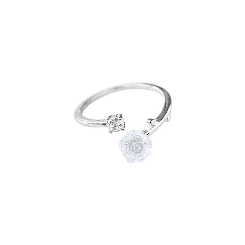 Vintage Camellia Open Ring Shiny Zircon Adjustable Roses Ring For Women Girls Wedding Party Fine Jewelry Gift as the picture
Vintage Camellia Open Ring Shiny Zircon Adjustable Roses Ring For Women Girls Wedding Party Fine Jewelry Gift as the picture