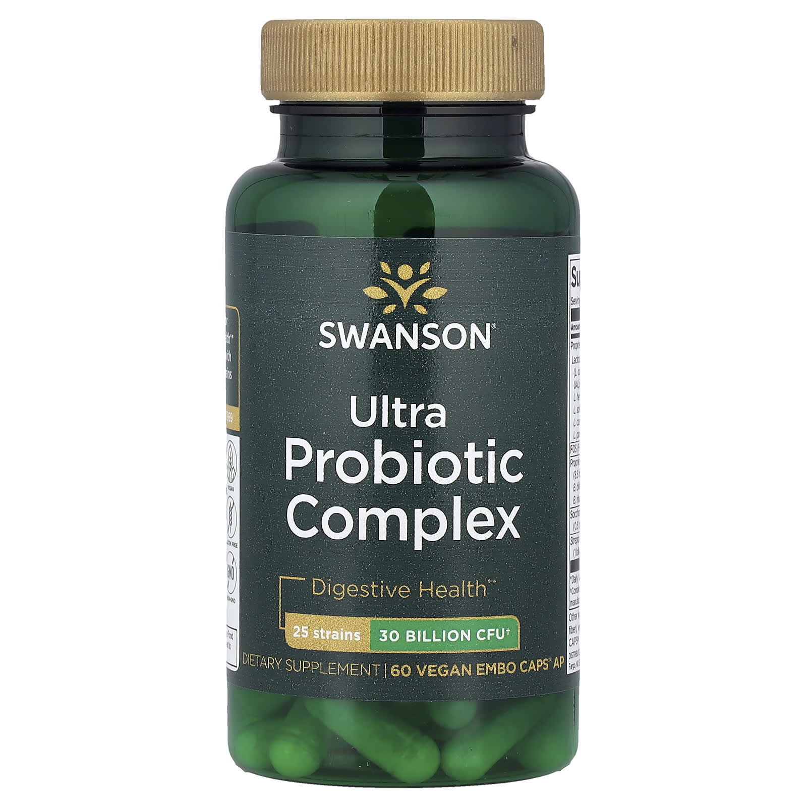 Ultra Probiotic Complex, Vegan Embo Caps® Ap 60 Tablets
Ultra Probiotic Complex, Vegan Embo Caps® Ap 60 Tablets
