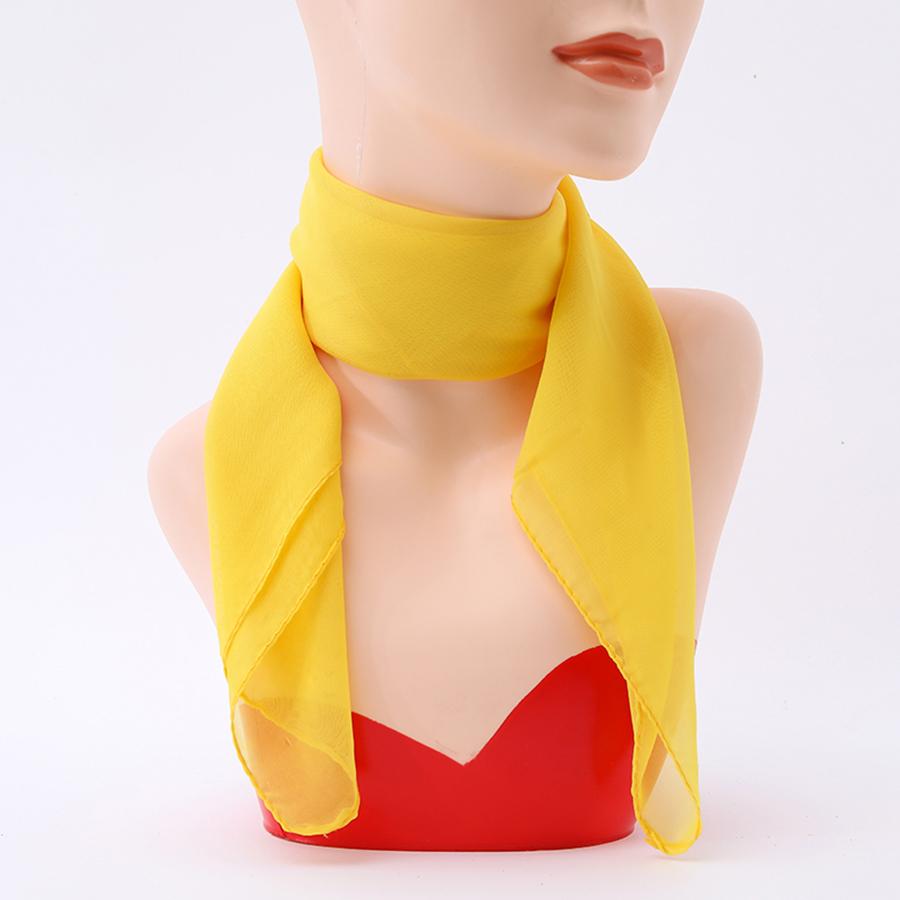Solid Color Chiffon Small Scarf Women s Neckerchief 65*65cm Square Scarf Shawls Female Hair Ties Bands Shawls 65X65cm жовтий
Solid Color Chiffon Small Scarf Women s Neckerchief 65*65cm Square Scarf Shawls Female Hair Ties Bands Shawls 65X65cm жовтий