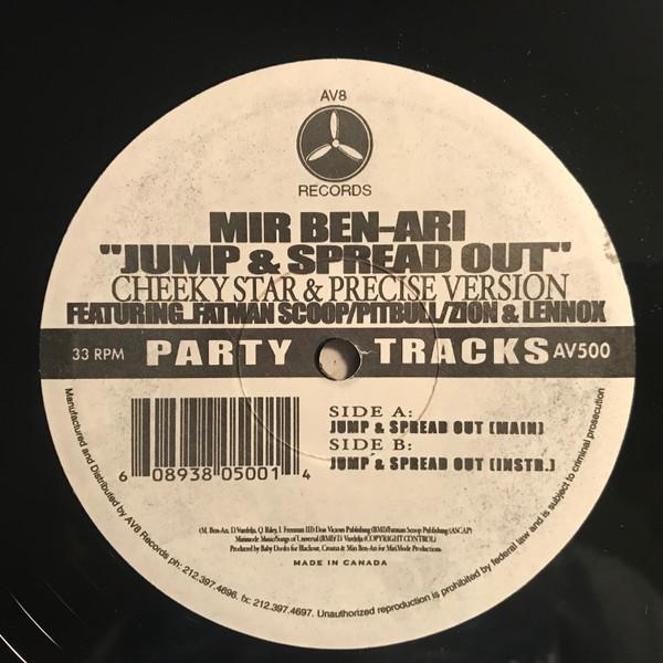 12inch Record MIR BEN-ARI, FATMAN SCOOP, PITBULL, - Jump & Spread Out AV500 AV8 US Rap & Hip-Hop/R&B Used
12inch Record MIR BEN-ARI, FATMAN SCOOP, PITBULL, - Jump & Spread Out AV500 AV8 US Rap & Hip-Hop/R&B Used