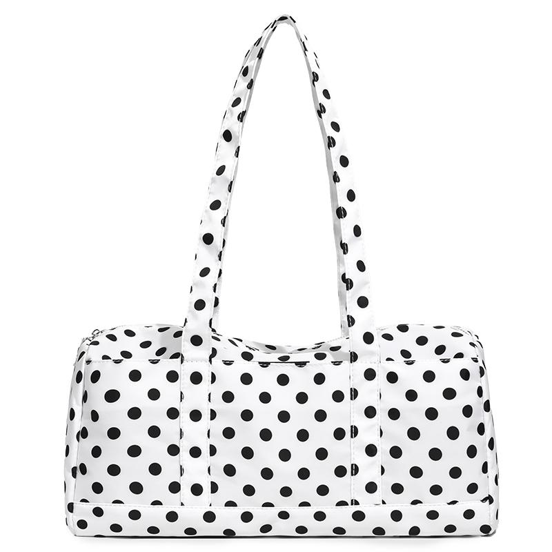 Fashion Lightweight Female Casual Shoulder Bag Polka Dot Oxford Zipper Handbag Portable Women Daily Shopping Tote Purse
Fashion Lightweight Female Casual Shoulder Bag Polka Dot Oxford Zipper Handbag Portable Women Daily Shopping Tote Purse