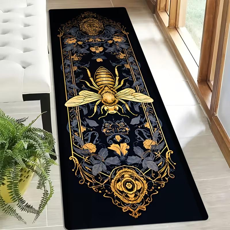 Long Aisle Carpet Floor Retro Bee Flower Floor Mat Anti Slip Home Decoration in Corridors Bedrooms Kitchens Home Decoration Mat 40X120CM
Long Aisle Carpet Floor Retro Bee Flower Floor Mat Anti Slip Home Decoration in Corridors Bedrooms Kitchens Home Decoration Mat 40X120CM