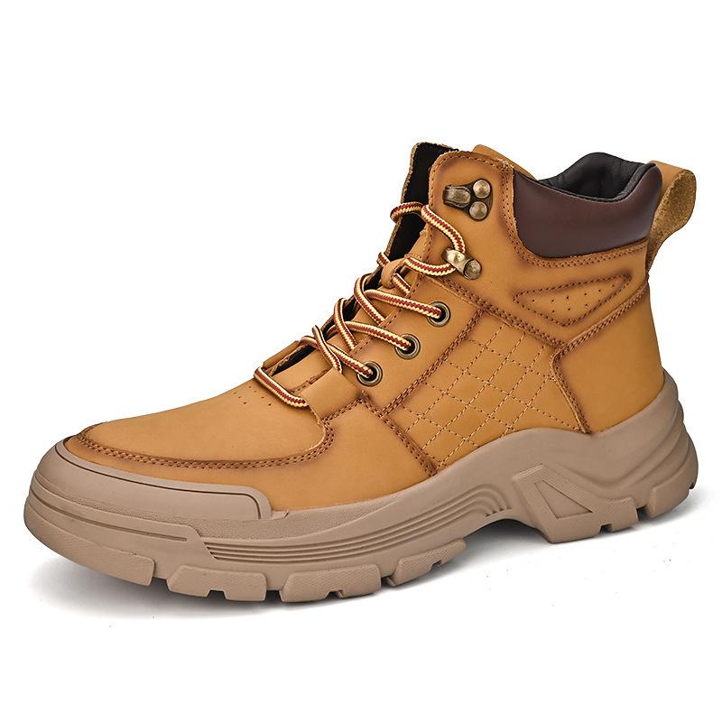 Martin boots men s leather thick-soled high-top casual velvet thermal cotton shoes tooling boots 38 коричневый
Martin boots men s leather thick-soled high-top casual velvet thermal cotton shoes tooling boots 38 коричневый