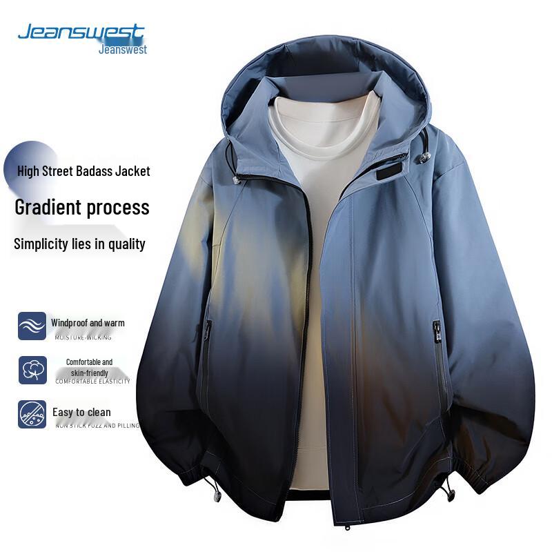 JEANSWEST Мужская повседневная куртка с градиентом 3XL
JEANSWEST Мужская повседневная куртка с градиентом 3XL