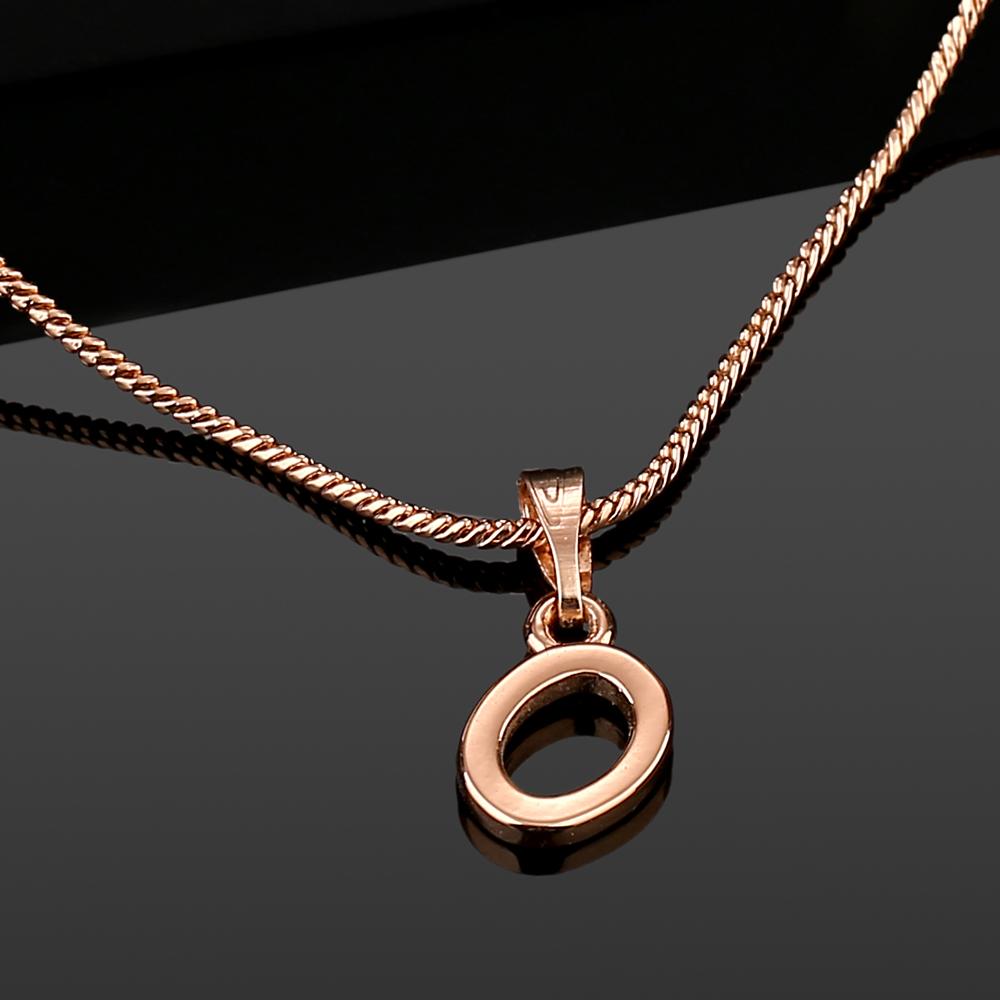 Estele Valentine gift - Подвеска Intital O Letter с покрытием из розового золота для женщин
Estele Valentine gift - Подвеска Intital O Letter с покрытием из розового золота для женщин