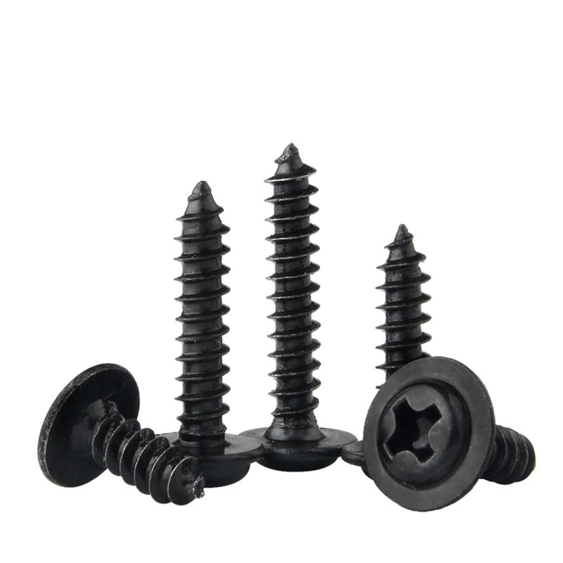 Nickel Plated Black Carbon Steel Cross Round Head Self Tapping Screw With Pad M1.2 M1.4 M1.7 M2 M2.3 M2.6 M3 M4 Wood Screws M2-50pcs&6mm
Nickel Plated Black Carbon Steel Cross Round Head Self Tapping Screw With Pad M1.2 M1.4 M1.7 M2 M2.3 M2.6 M3 M4 Wood Screws M2-50pcs&6mm
