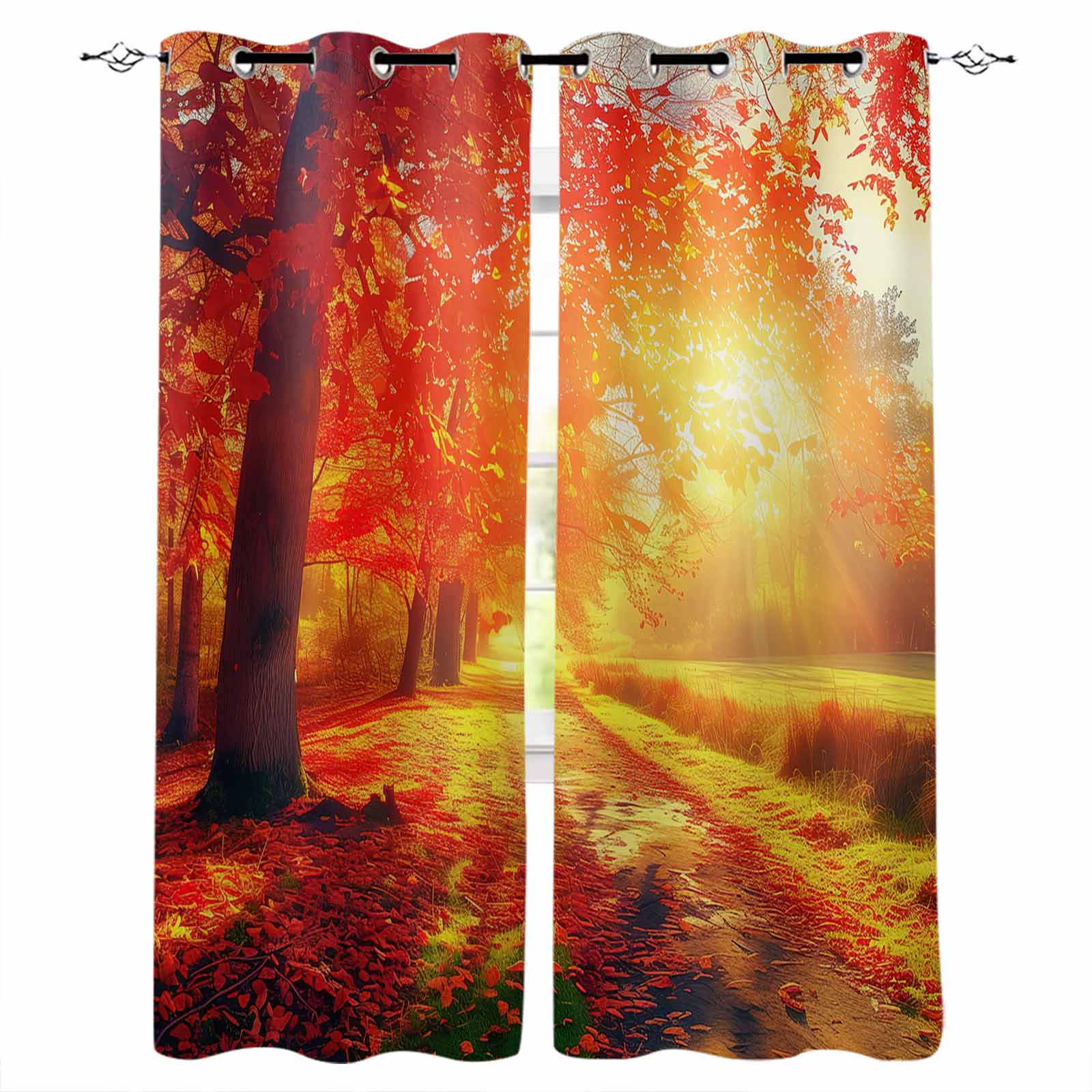 Autumn Sunset Forest Blackout Curtains For Living Room Bedroom Window Treatment Blinds Drapes W135 x H60cm
Autumn Sunset Forest Blackout Curtains For Living Room Bedroom Window Treatment Blinds Drapes W135 x H60cm