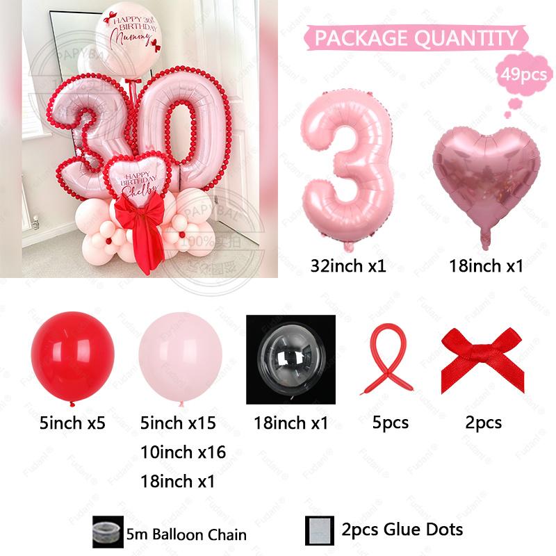 Pink digital column balloon set includes 32 inch pink digital balloons for anniversary, birthday, party, graduation decoration 32inch
Pink digital column balloon set includes 32 inch pink digital balloons for anniversary, birthday, party, graduation decoration 32inch