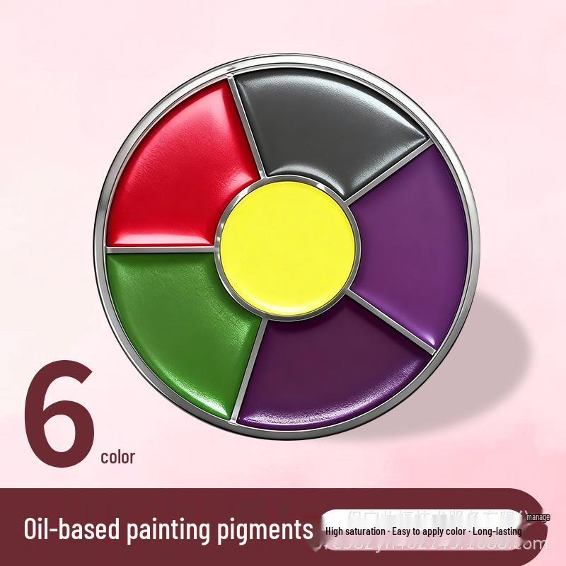 6-Color Body & Face Paint Pigment for Children, Military Training, Special Effects, Stage Makeup, Oil-Based. Type B
6-Color Body & Face Paint Pigment for Children, Military Training, Special Effects, Stage Makeup, Oil-Based. Type B