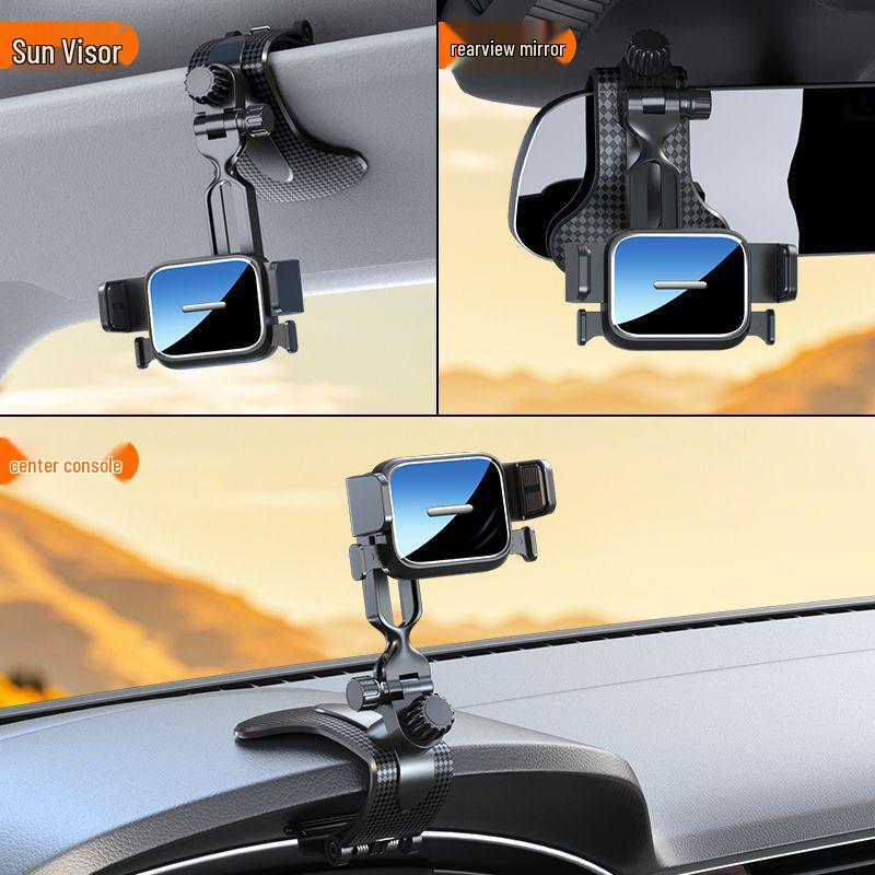 Automatic Lock Car Console Phone Mount - Extendable Clip-on Bracket
Automatic Lock Car Console Phone Mount - Extendable Clip-on Bracket