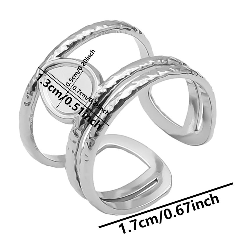 Hollow Double Layered Blank Water Drop Base Fit DIY Crystal Stone Open Adjustable Stainless Steel Rings For Women Men s Jewelry adjustable
Hollow Double Layered Blank Water Drop Base Fit DIY Crystal Stone Open Adjustable Stainless Steel Rings For Women Men s Jewelry adjustable