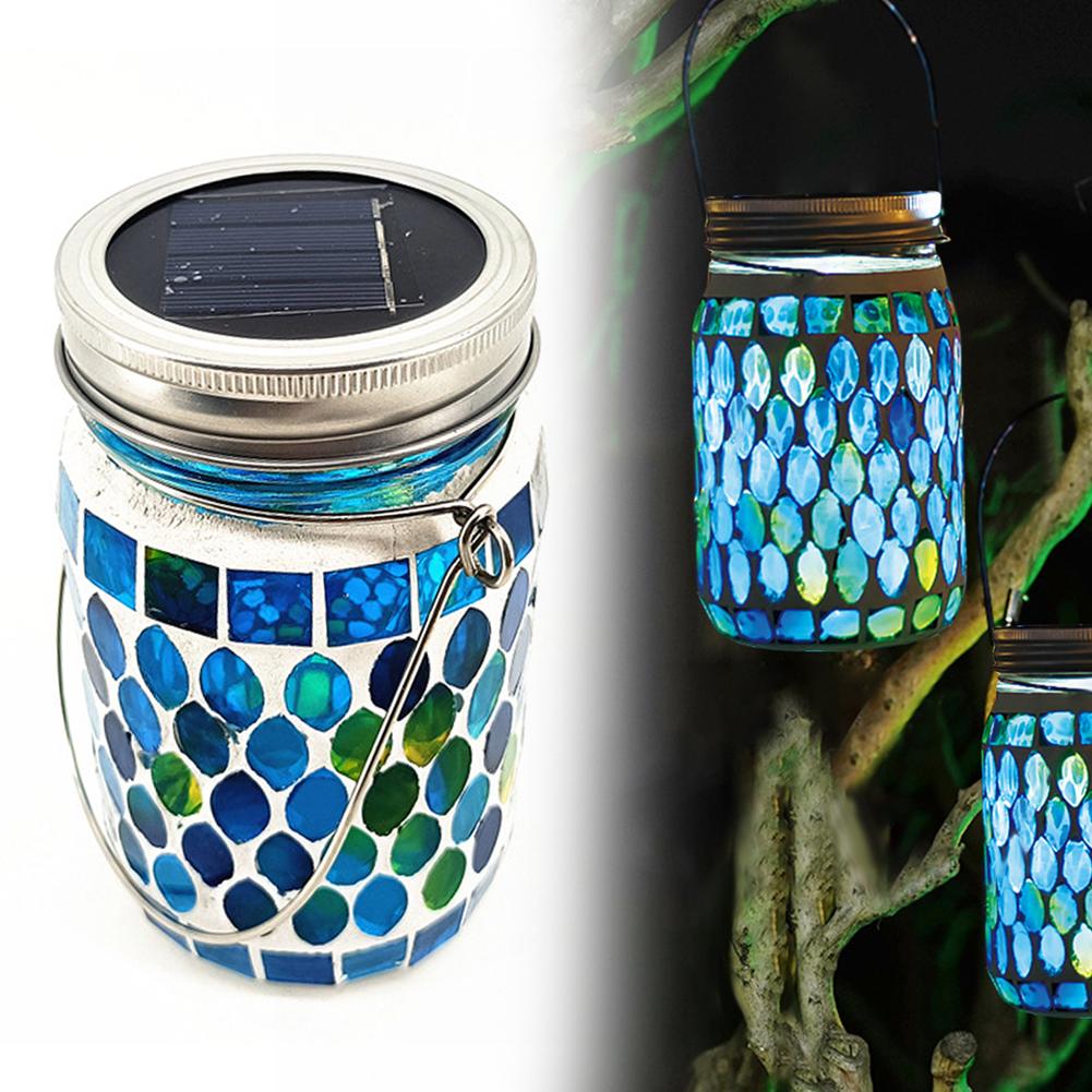 LED Mosaic Solar Light Waterproof Solar Glass Bottle Jar Table Lamp Glass Table Lamp for Garden Party Camping Terrace Yard Decor синий
LED Mosaic Solar Light Waterproof Solar Glass Bottle Jar Table Lamp Glass Table Lamp for Garden Party Camping Terrace Yard Decor синий