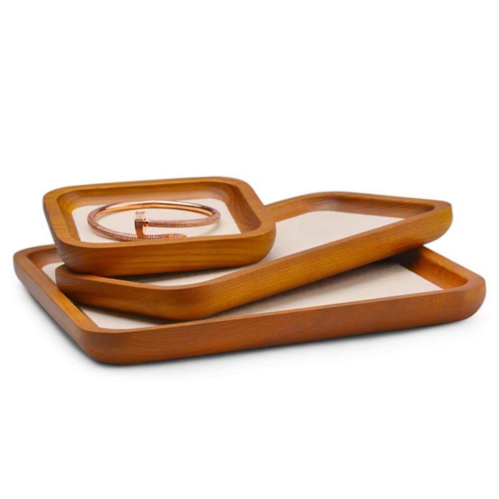 Rectangular Wood Jewelry Tray Retro Bracelet Display Holder Necklace Display Stand Home Organizer
Rectangular Wood Jewelry Tray Retro Bracelet Display Holder Necklace Display Stand Home Organizer