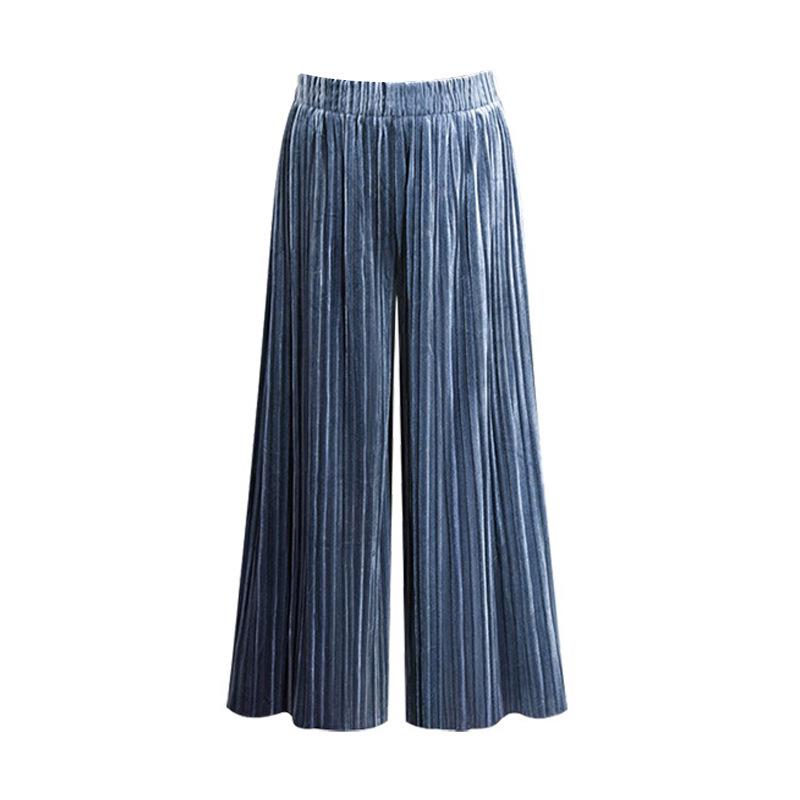 High Waist Wide Leg Pants Women s Nine-point Pants Casual Women s Pants Pleated Pants Loose Women s Pants 6XL синьо сірого кольору
High Waist Wide Leg Pants Women s Nine-point Pants Casual Women s Pants Pleated Pants Loose Women s Pants 6XL синьо сірого кольору
