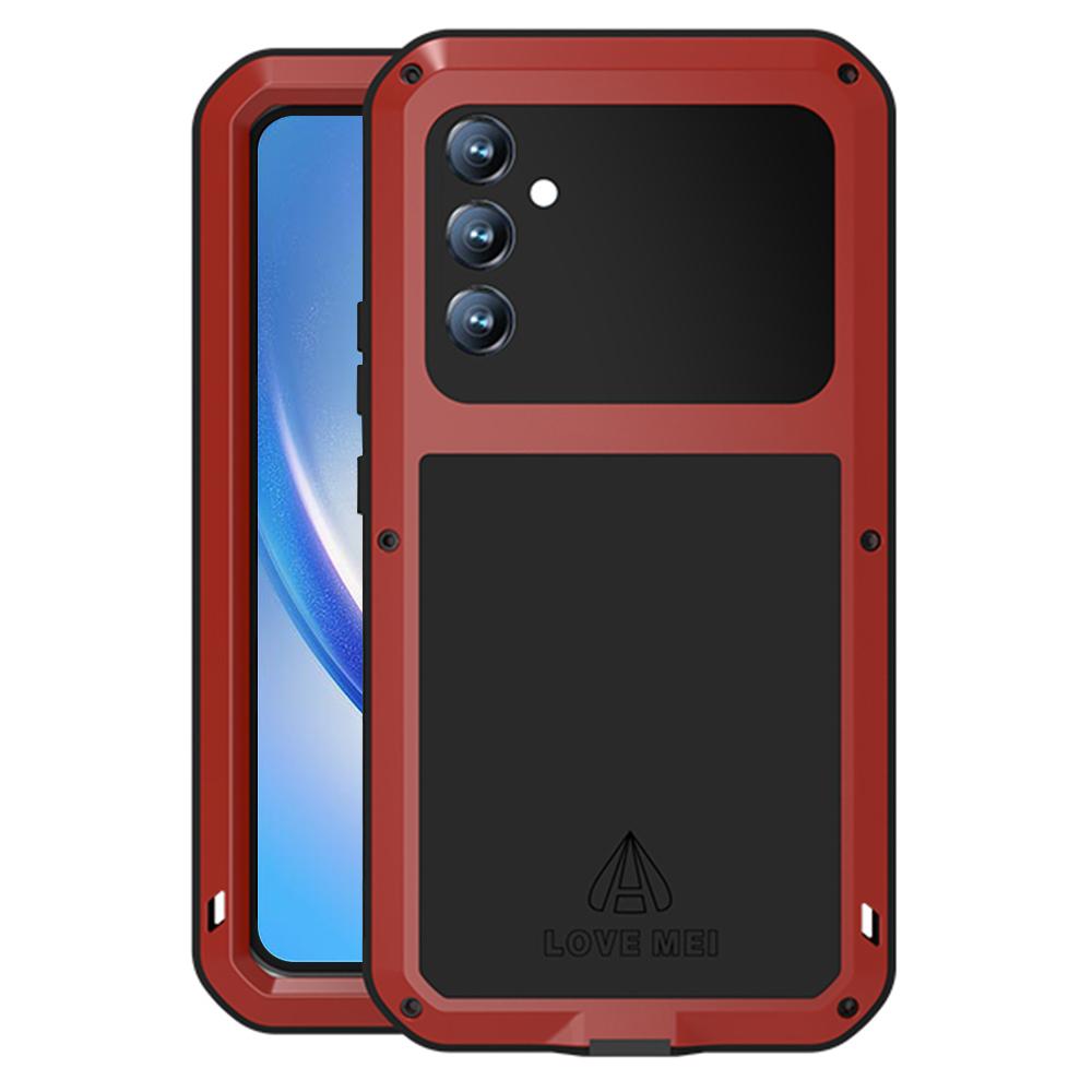 LOVE MEI Для Samsung Galaxy A34 5G Силикон+Металл Противоударный Прочный Чехол для Телефона со Встроенной Защитной Пленкой из Закаленного Стекла Red
LOVE MEI Для Samsung Galaxy A34 5G Силикон+Металл Противоударный Прочный Чехол для Телефона со Встроенной Защитной Пленкой из Закаленного Стекла Red