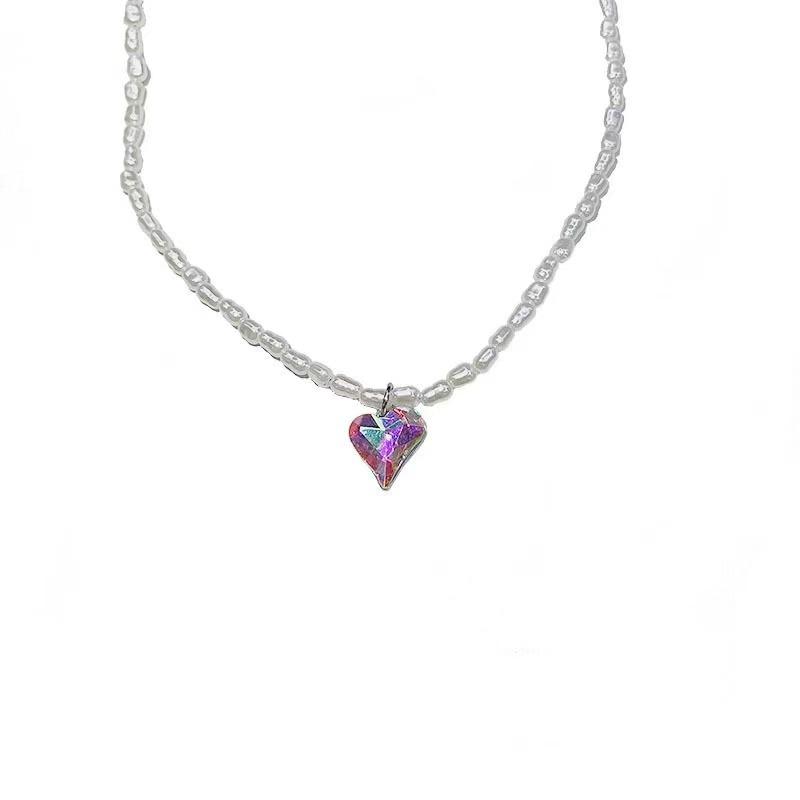 Niche design sense sweet cool wind love pink diamond light luxury style hip hop double neck chain men s simple necklace decoration women
Niche design sense sweet cool wind love pink diamond light luxury style hip hop double neck chain men s simple necklace decoration women