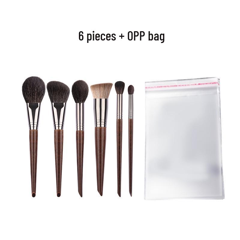 6-Piece Goat Hair Makeup Brush Set: Eyeshadow & Blending Brushes with Strong Powder Grip
6-Piece Goat Hair Makeup Brush Set: Eyeshadow & Blending Brushes with Strong Powder Grip