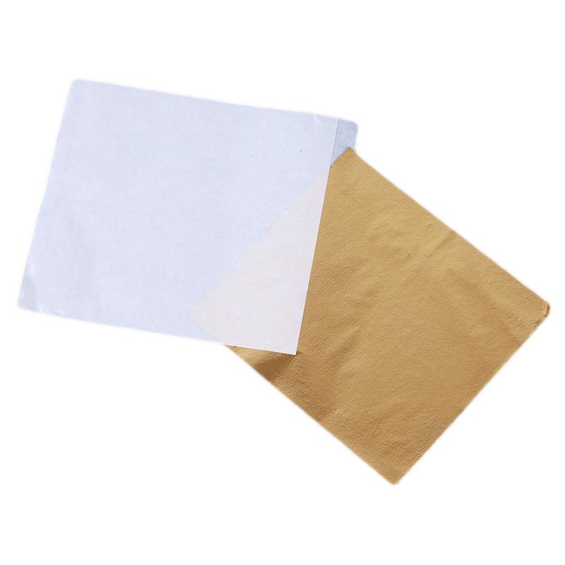 100 Pcs Sheets Imitation Gold Foil Leaf Anti-Aging Gilding For Food Decorations Handmade DIY Scrapbooking Craft Decoration
100 Pcs Sheets Imitation Gold Foil Leaf Anti-Aging Gilding For Food Decorations Handmade DIY Scrapbooking Craft Decoration