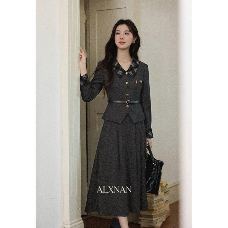 Elegant Korean Style Gray Outerwear & Skirt Set L
Elegant Korean Style Gray Outerwear & Skirt Set L