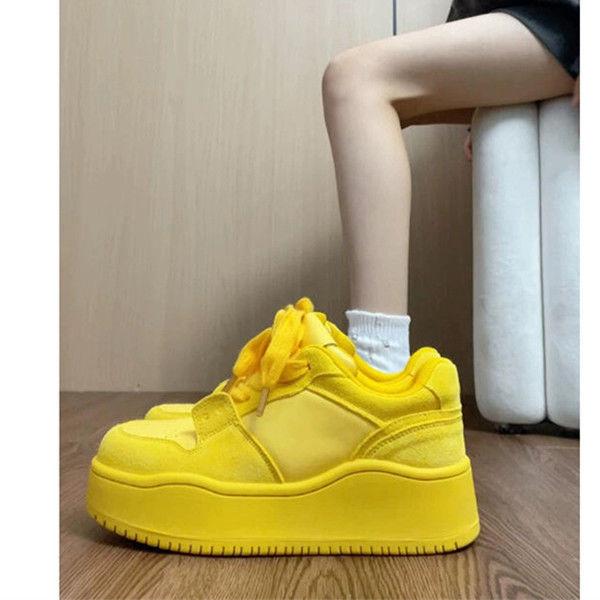 Дофаминовые кроссовки на толстой подошве, увеличивающие рост, универсальные, женские, трендовые, летние, новые, желтые, повседневные 40 жёлтый
Дофаминовые кроссовки на толстой подошве, увеличивающие рост, универсальные, женские, трендовые, летние, новые, желтые, повседневные 40 жёлтый