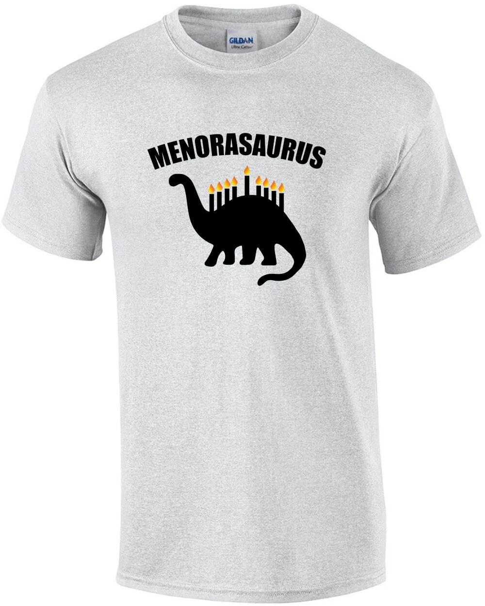 Menorasaurus - Dinosoar Menorah Hanukkah Pun T-Shirt M
Menorasaurus - Dinosoar Menorah Hanukkah Pun T-Shirt M