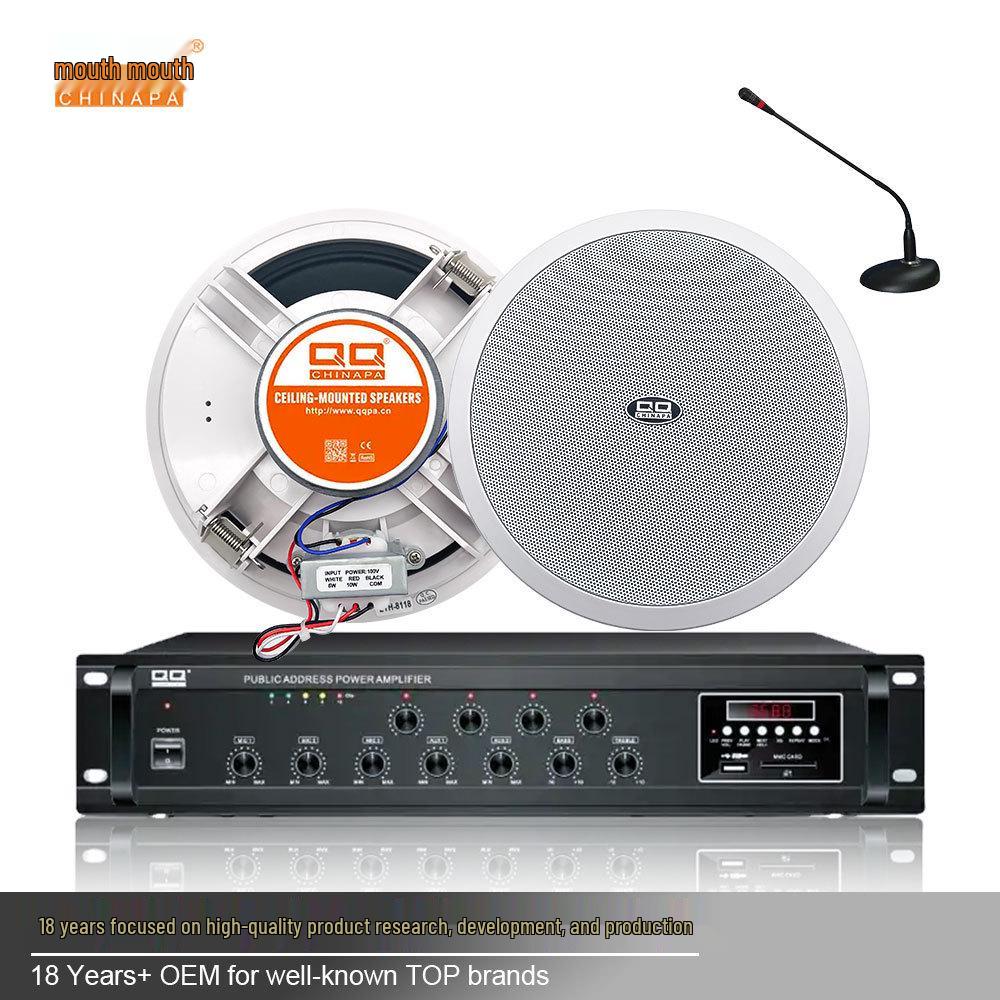 Flush-Mount Ceiling Speakers for PA Systems: Available in 5 , 6 , and 8 .
Flush-Mount Ceiling Speakers for PA Systems: Available in 5 , 6 , and 8 .