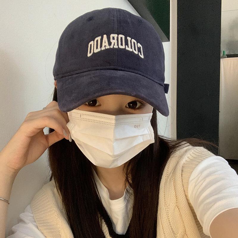 Summer Korean Style for Women COLO Embroidered baseball cap with a large hard brim for men with large head sizes, makes the face appear smaller, COLO Letter embroidery re темно-синього кольору
Summer Korean Style for Women COLO Embroidered baseball cap with a large hard brim for men with large head sizes, makes the face appear smaller, COLO Letter embroidery re темно-синього кольору