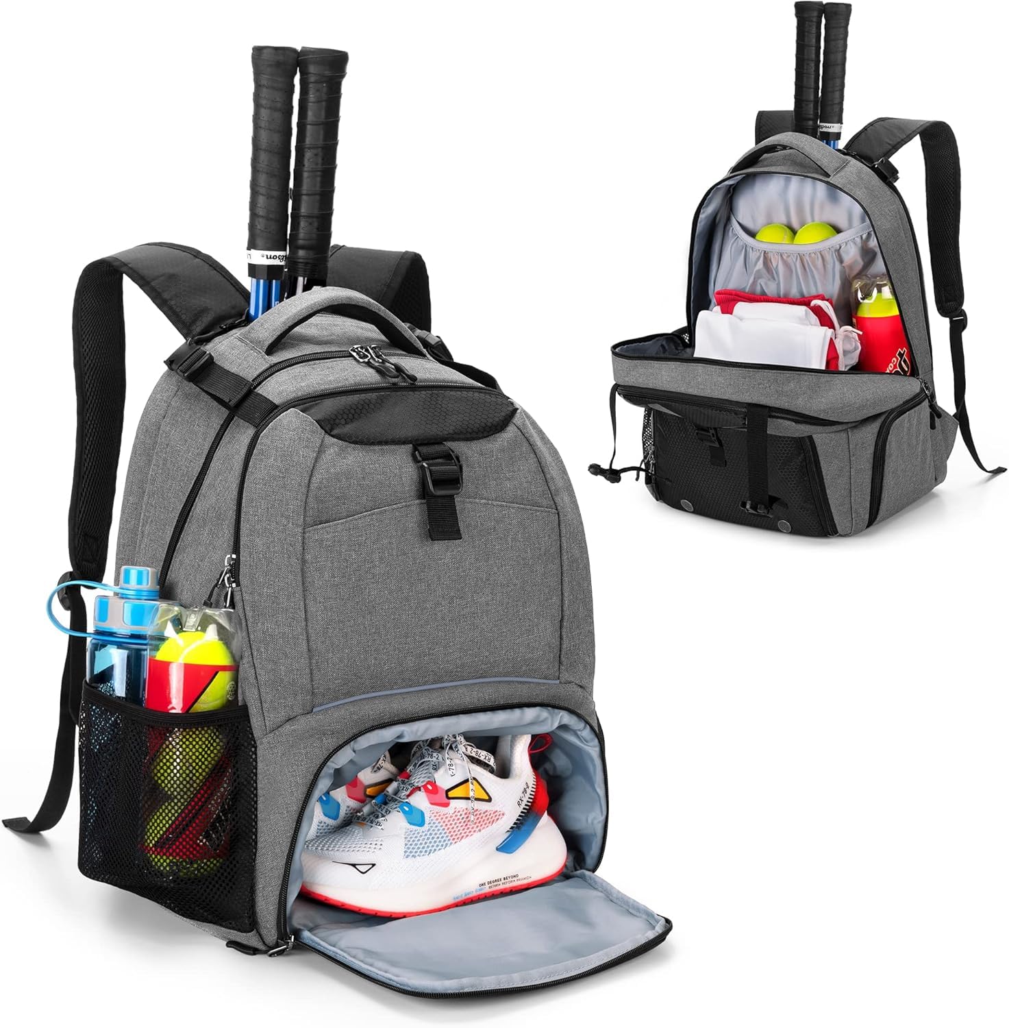 Premium Tennis Holds 2 Features Deodorizing Shoe Suitable for Pickles Large Capacity Sports 30x22x48cm Backpack, Rackets, Compartment, Ball/Badminton, серый
Premium Tennis Holds 2 Features Deodorizing Shoe Suitable for Pickles Large Capacity Sports 30x22x48cm Backpack, Rackets, Compartment, Ball/Badminton, серый