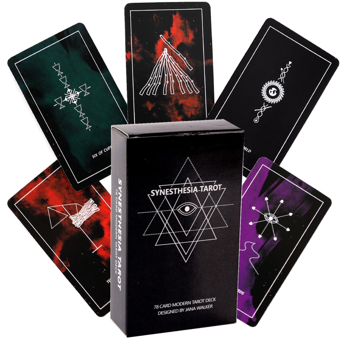 Колода Synesthesia, карточная игра Таро, подарок с путеводителем в формате PDF, карточная игра, настольная игра, покер, размер 78 карт для начинающих
Колода Synesthesia, карточная игра Таро, подарок с путеводителем в формате PDF, карточная игра, настольная игра, покер, размер 78 карт для начинающих
