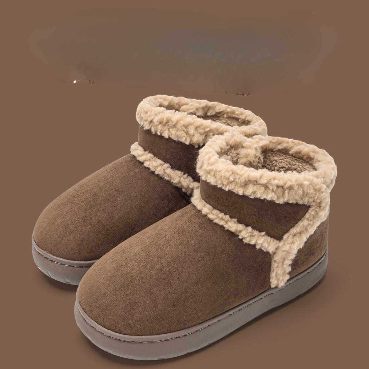 Зимние женские зимние ботинки с утеплителем из флиса, противоскользящим покрытием и теплым мехом, интегрированные с пушистой хлопковой обувью для тепла 40-41 кофейный
Зимние женские зимние ботинки с утеплителем из флиса, противоскользящим покрытием и теплым мехом, интегрированные с пушистой хлопковой обувью для тепла 40-41 кофейный