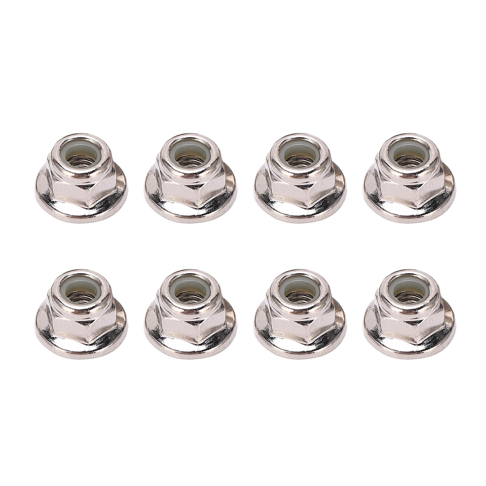 8PCS Metal M4 Wheel Lock Nut Flange Nylon Lock Nuts for Arrma Typhon 110 RC Car PartsSilver
8PCS Metal M4 Wheel Lock Nut Flange Nylon Lock Nuts for Arrma Typhon 110 RC Car PartsSilver