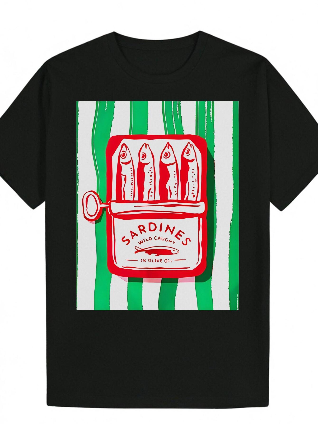 Sardine T-shirt - Vibrant Red & White Striped Design XXXL
Sardine T-shirt - Vibrant Red & White Striped Design XXXL