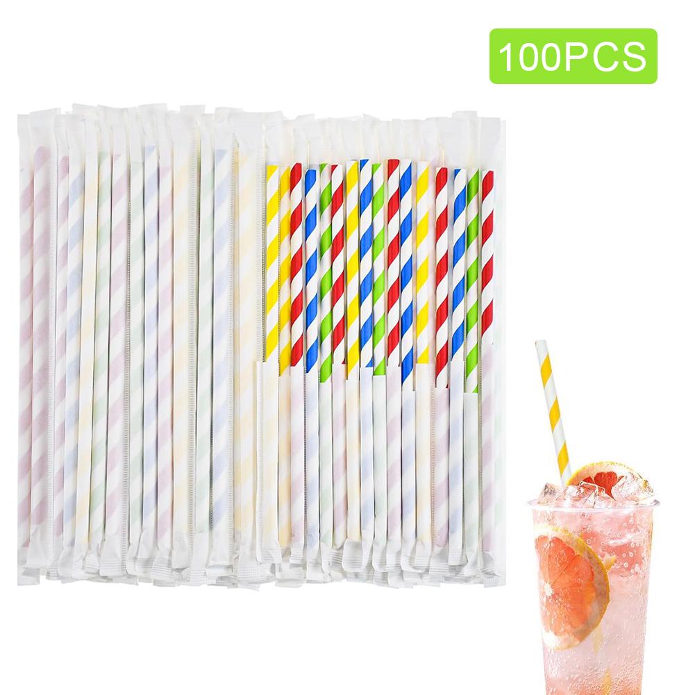 Disposable Paper Drinking Straws Bulk Individually Wrapped 7.76 Inch Assorted Colors Biodegradable Straws For Party Juice Soda
Disposable Paper Drinking Straws Bulk Individually Wrapped 7.76 Inch Assorted Colors Biodegradable Straws For Party Juice Soda