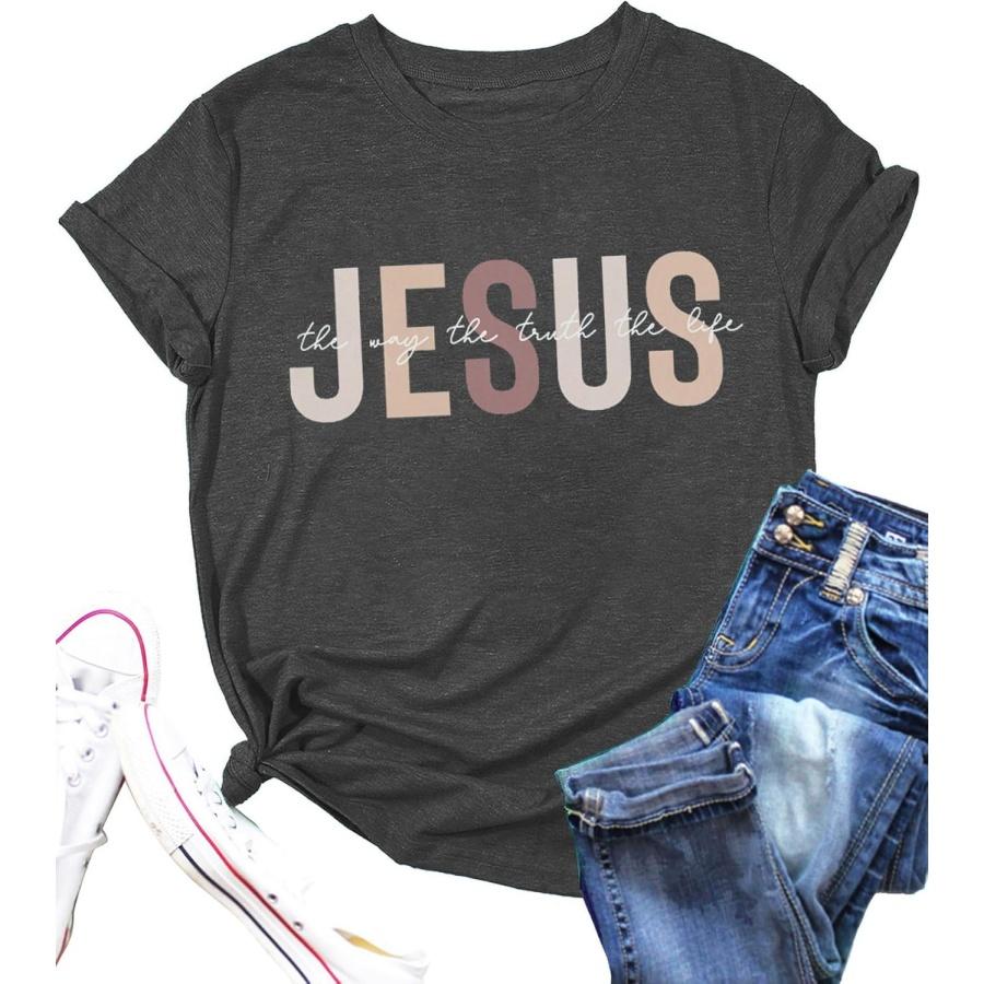 Christian Shirt for Women Jesus T-Shirt Jesus The Way The Truth The Life Retro Bible Verse Inspirational Tee Tops XXXXXL різнокольоровий
Christian Shirt for Women Jesus T-Shirt Jesus The Way The Truth The Life Retro Bible Verse Inspirational Tee Tops XXXXXL різнокольоровий