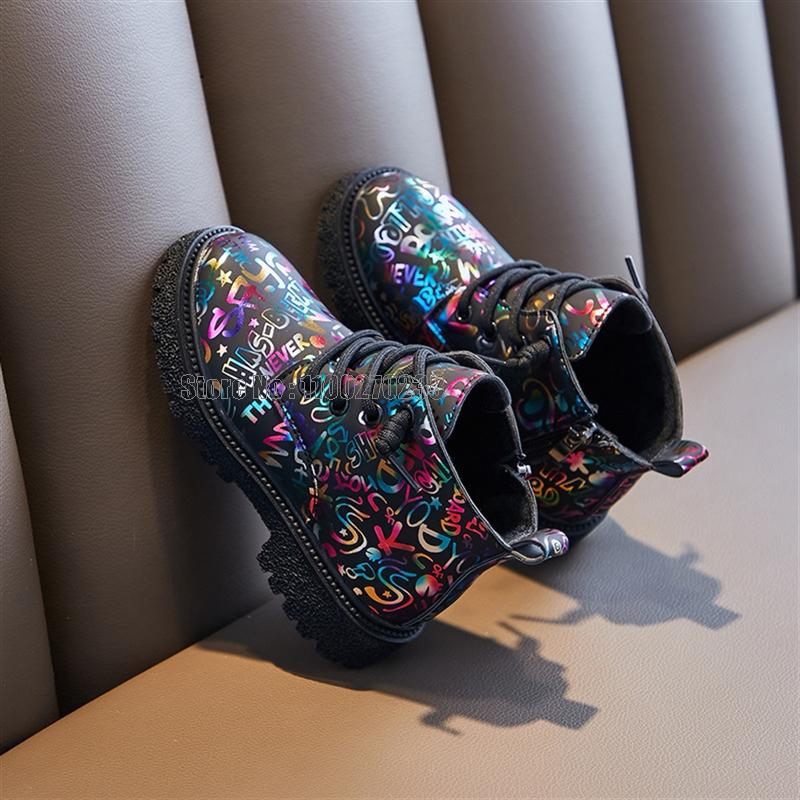 Kids Word Prints Cool Tide Boots Boys Children Unisex Pu Princess Ankle Shoes 29 чорний
Kids Word Prints Cool Tide Boots Boys Children Unisex Pu Princess Ankle Shoes 29 чорний
