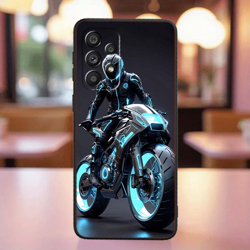 Creative motorcycle rider cool For Samsung A41 A35 A34 A33 A32 A25 A24 A23 A21s A06 A05 A04 A03 Note 10 20 Ultra 5G Black Case Galaxy A06
Creative motorcycle rider cool For Samsung A41 A35 A34 A33 A32 A25 A24 A23 A21s A06 A05 A04 A03 Note 10 20 Ultra 5G Black Case Galaxy A06
