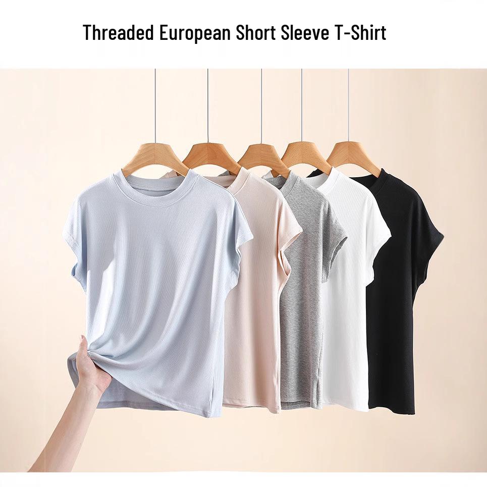 Women s Slim Fit Ribbed Round Neck Short Sleeve T-Shirt - Lightweight, Solid Color, Versatile Base Layer for Spring/Summer. XXL світло-синій колір
Women s Slim Fit Ribbed Round Neck Short Sleeve T-Shirt - Lightweight, Solid Color, Versatile Base Layer for Spring/Summer. XXL світло-синій колір