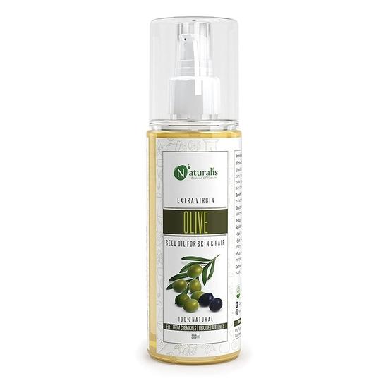 Naturalis Essence Of Nature Cold Pressed Extra Virgin Olive Carrier Oil For Hair, Skin, Face And Massage, 200Ml 200ML
Naturalis Essence Of Nature Cold Pressed Extra Virgin Olive Carrier Oil For Hair, Skin, Face And Massage, 200Ml 200ML