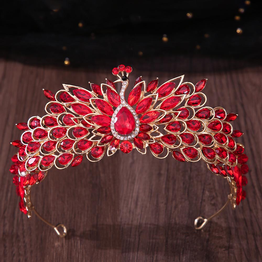 DIEZI Elegant Baroque Peacock AB Crystal Crown Women Girls Wedding Vintage Bride Queen Bridal Tiaras Hair Accessories Headbands
DIEZI Elegant Baroque Peacock AB Crystal Crown Women Girls Wedding Vintage Bride Queen Bridal Tiaras Hair Accessories Headbands